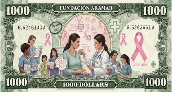 DONACION DE 1000 DOLARES