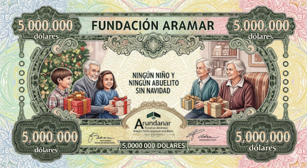 DONACION DE 5000000 DOLARES 